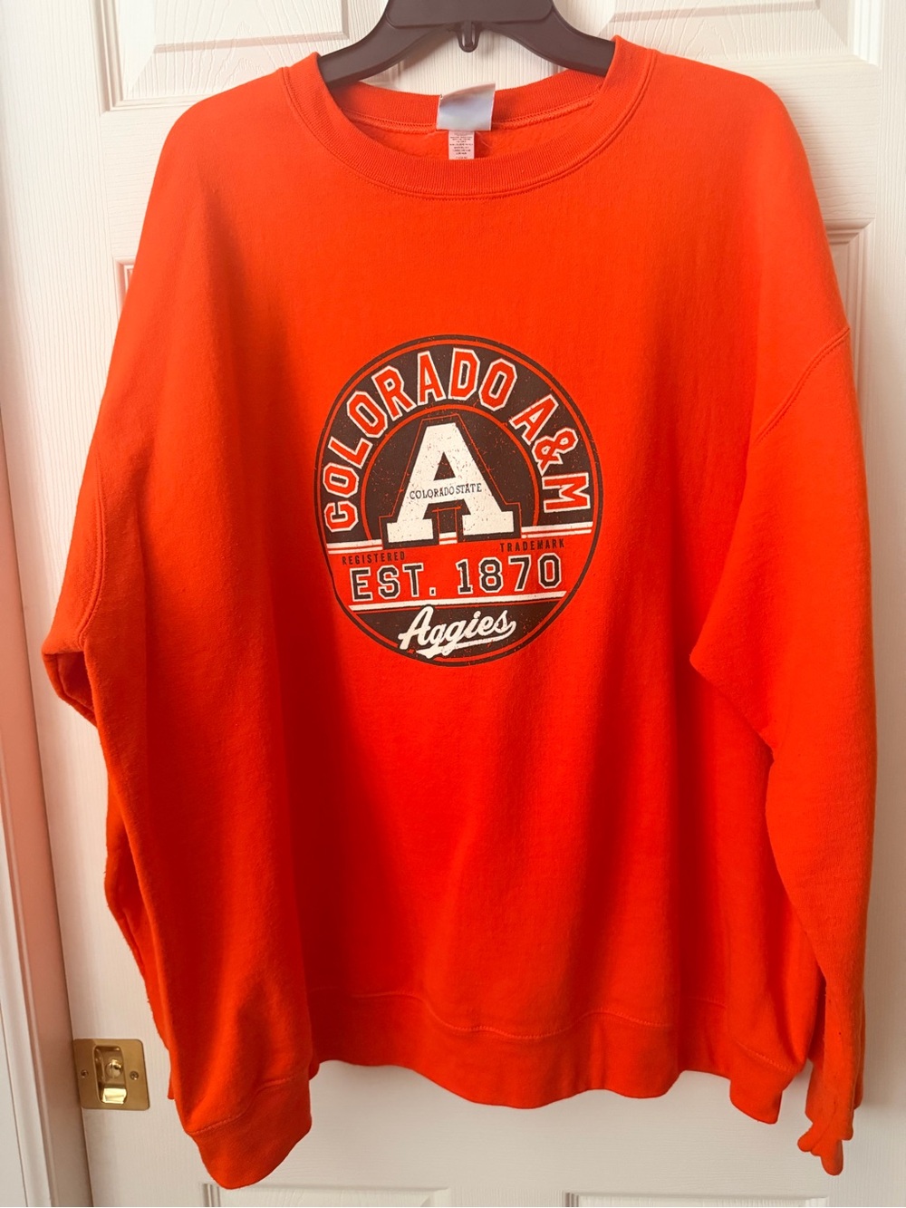 Champion Orange Colorado A&M Aggies Crewneck Sweatshirt